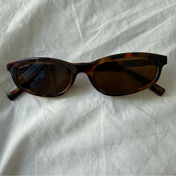 Miu Miu Tortoise Shell Sunglasses - Picture 1 of 6